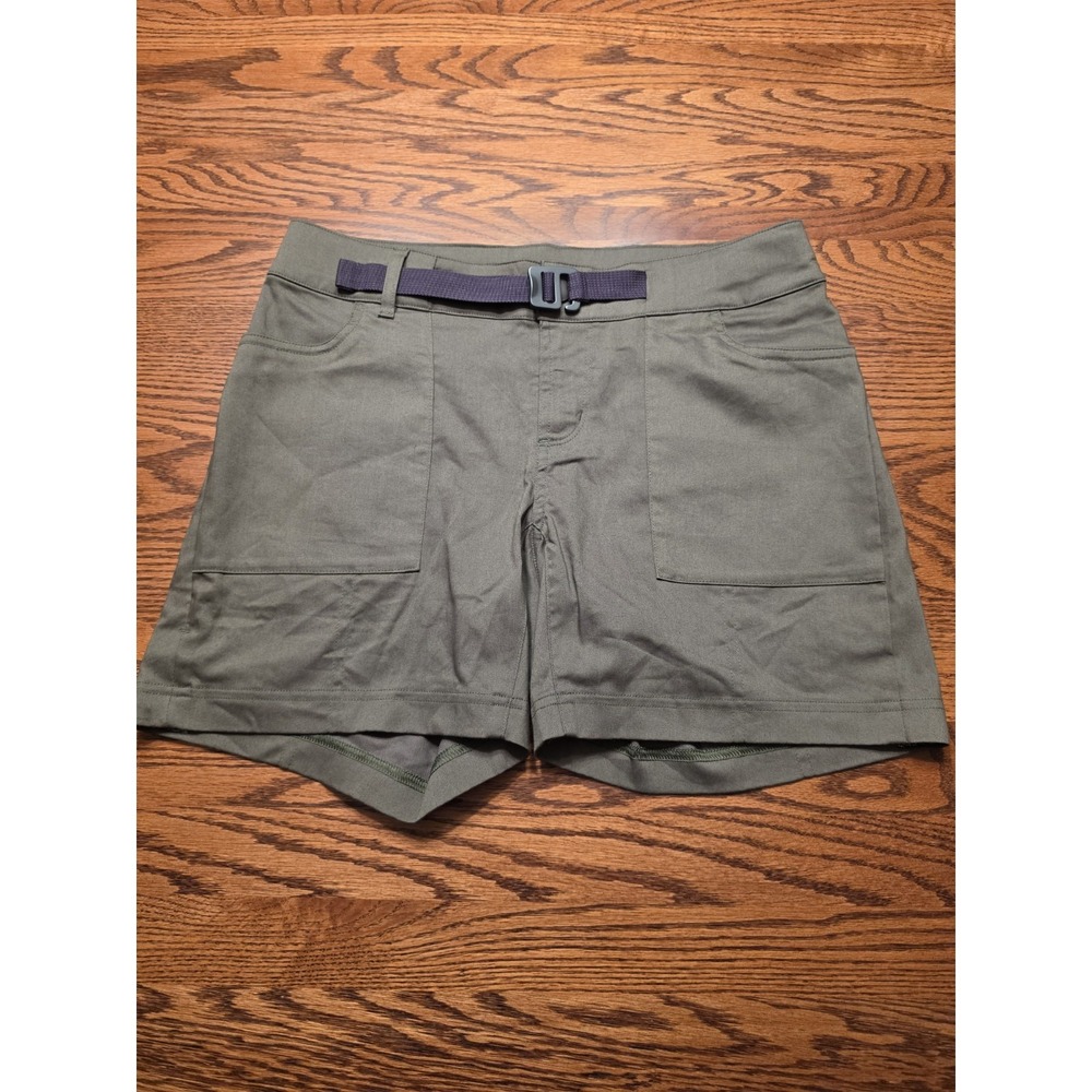 NWT Pearl‎ Izumi Rove Shorts Womens Sz 4 Olive Green Belted Casual Cycling 5.5"